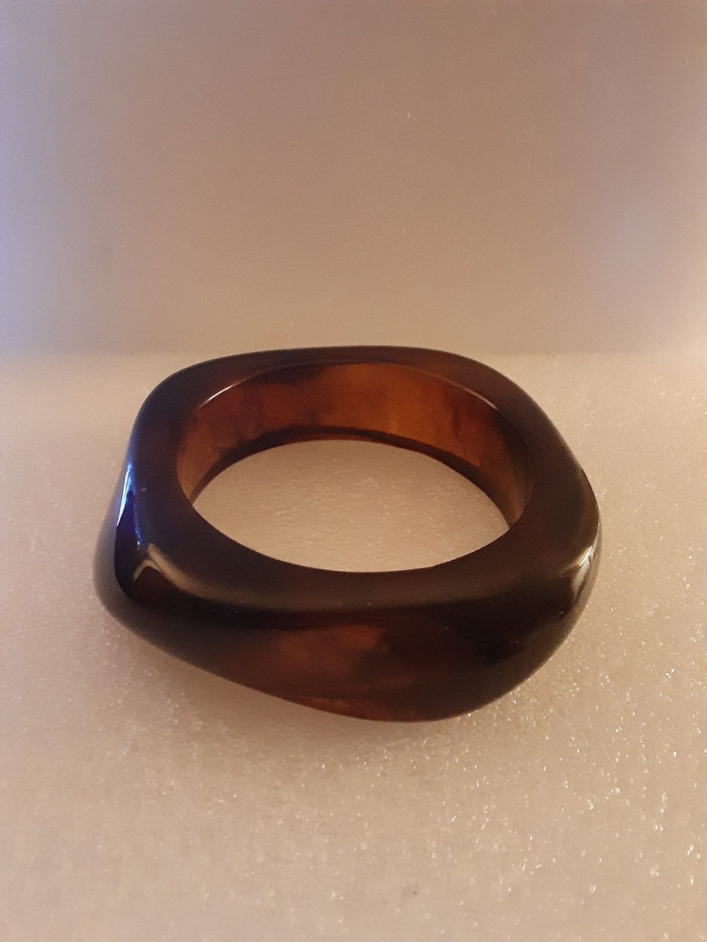 Tortoiseshell Resin Bangle Bracelet for Women
